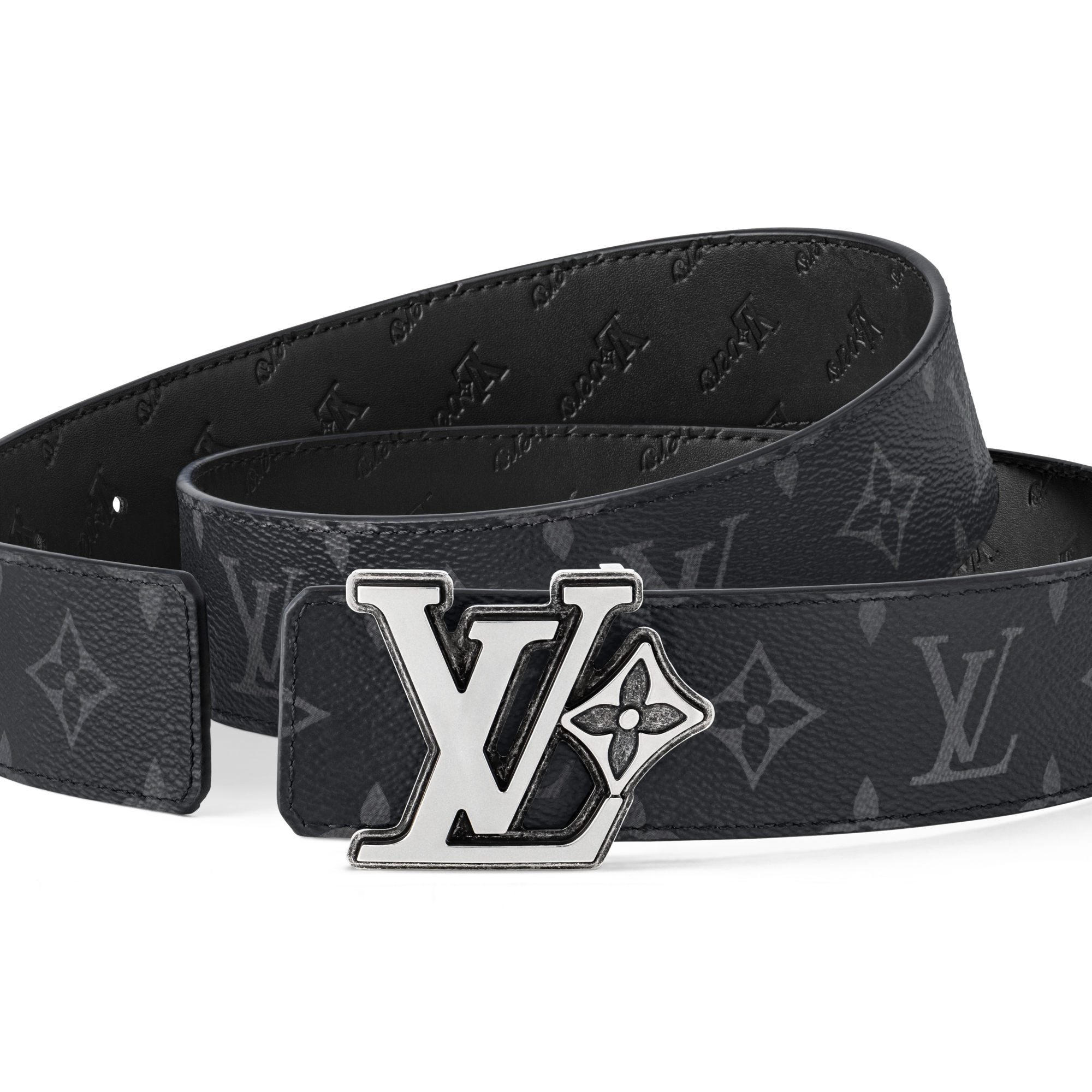 限定アイテム LOUIS VUITTON LV Rays 40mm Reversible Belt Louis Vuitton Rays 40mm Reversible Belt - Blue | Editorialist